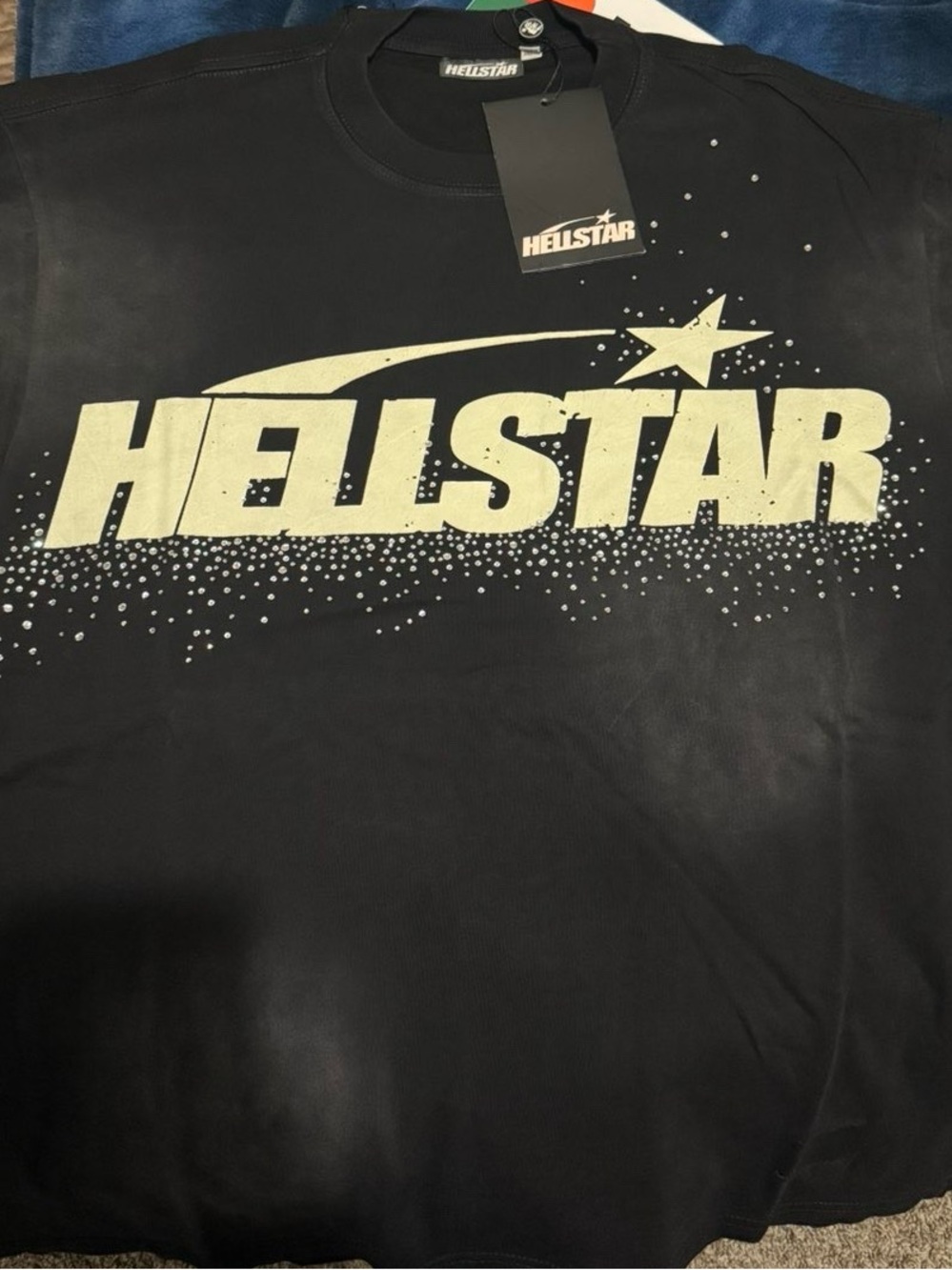 HELLSTAR Black Graphic Logo Tee